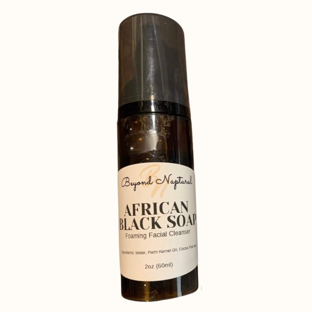 African Black Soap Foaming Facial Cleanser